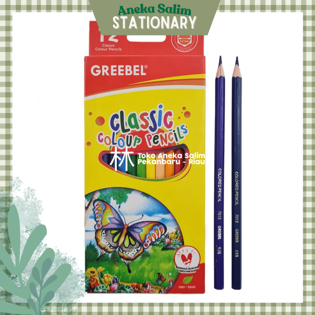 

Anekasalim - Pensil Warna Greebel 12 Warna Panjang 7012