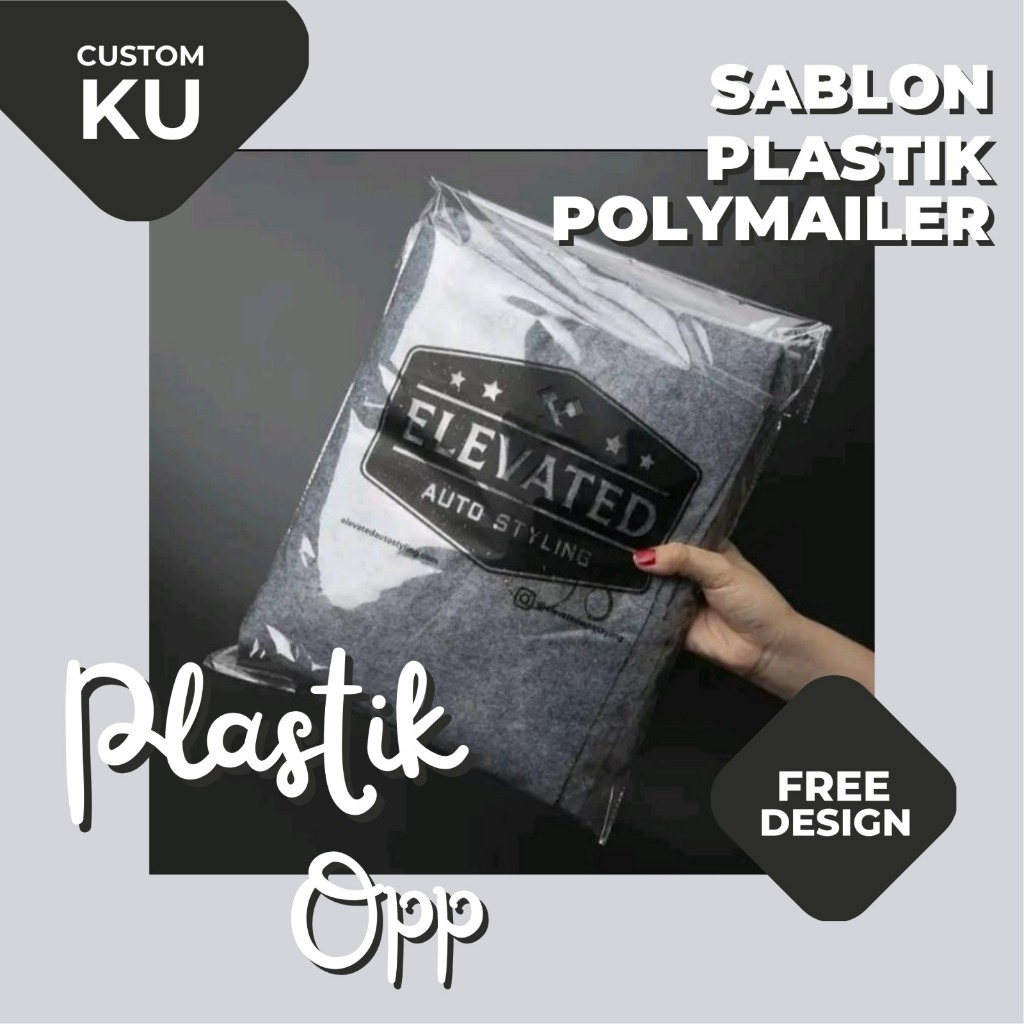 

COSTUM SABLON PLASTIK BAJU OPP SEAL PREMIUM TEBAL