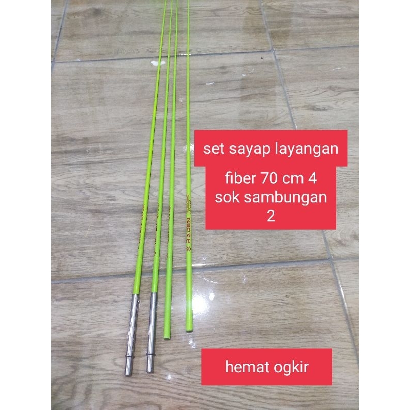 satuset fiber sayap layangan 70 cm