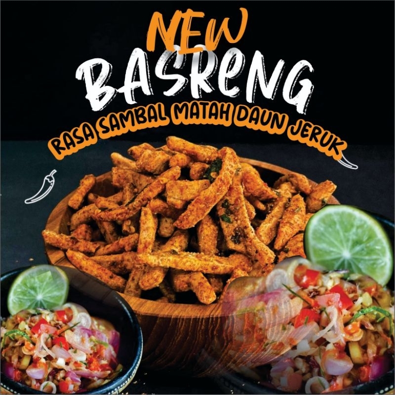 

Basreng stik pedas sambal matah 250 gr - kemasan pouch