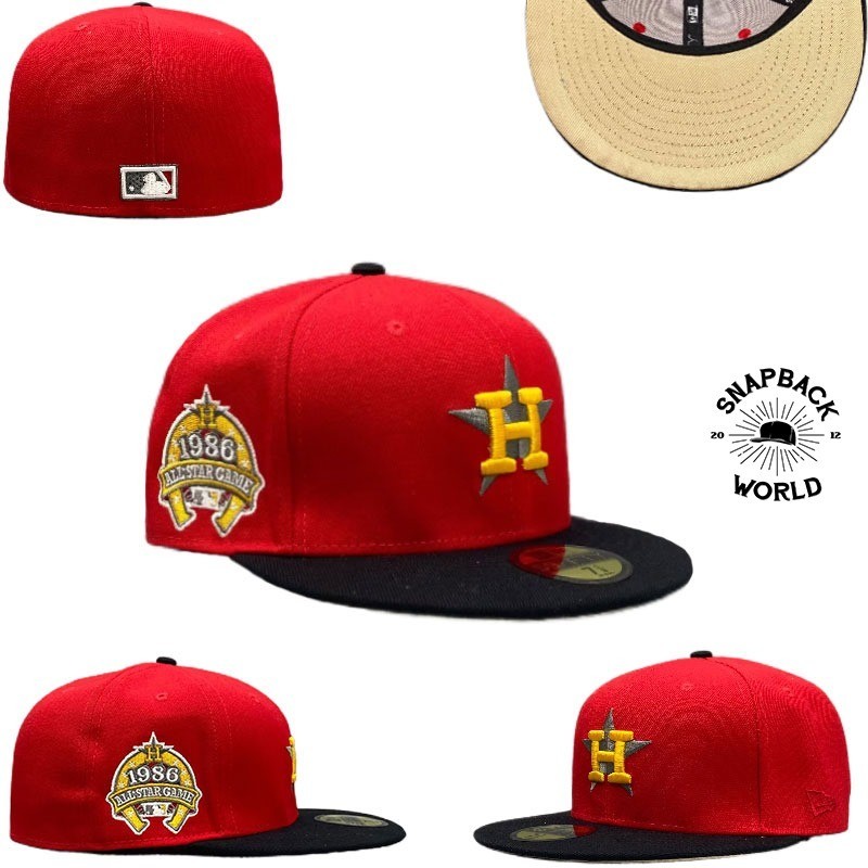 Houston Astros 1986 Fitted cap import topi snapback
