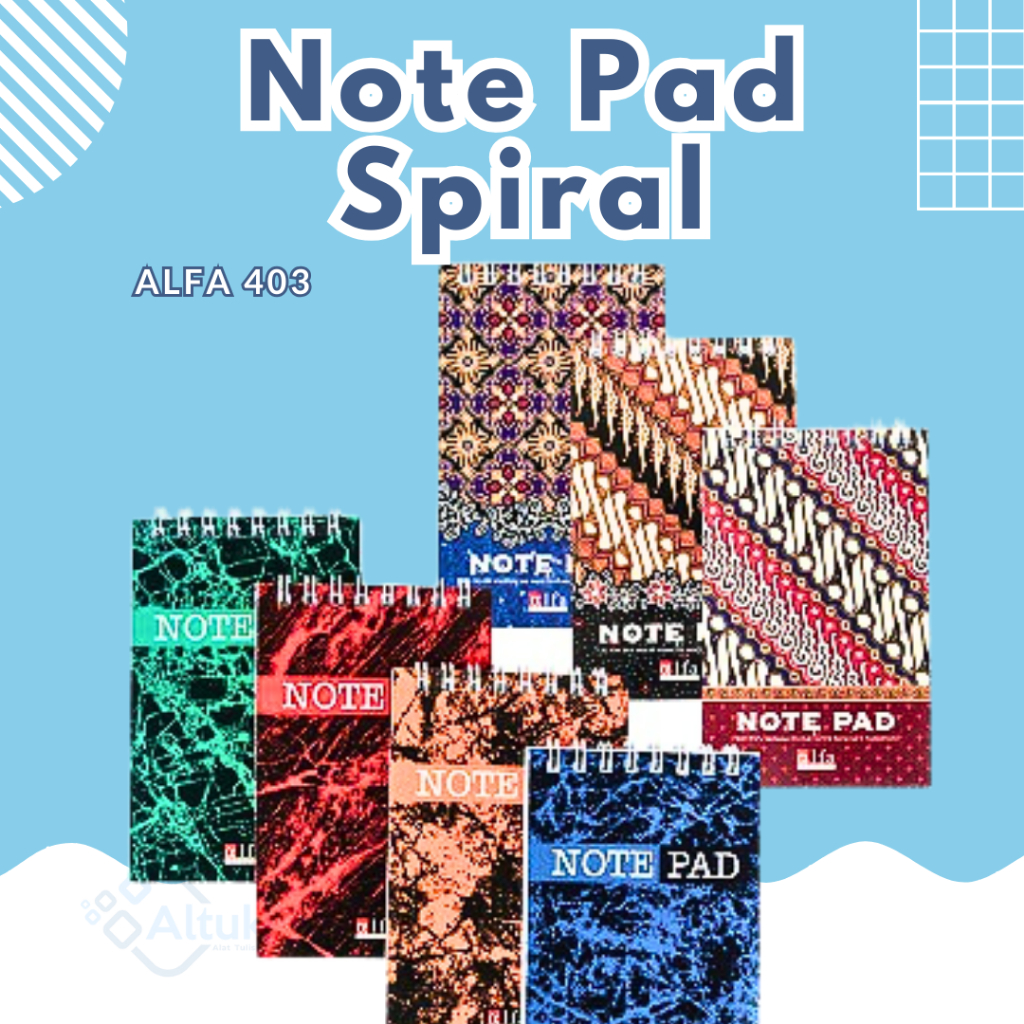 

Memopad Spiral A5 Alfa 403