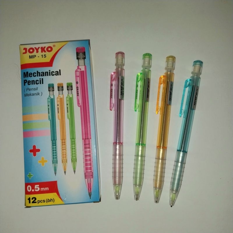 

(12 pcs) Pensil Mekanik 0.5 Joyko MP15