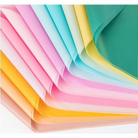 [ECER] Wrapping Paper Motif Polos Pastel Paper Flower Wrapping