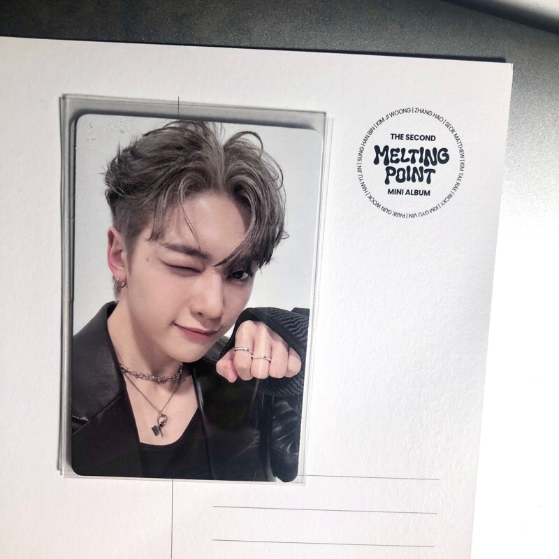 Photocard Park Gunwook Seok Matthew Album Melting Point Loyalty pc album zb1 zerobaseone