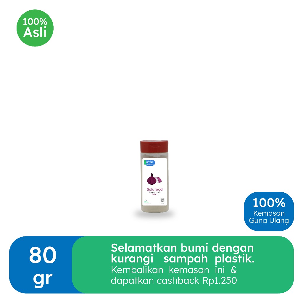 

Solufood Bawang Merah Bubuk 80 gr