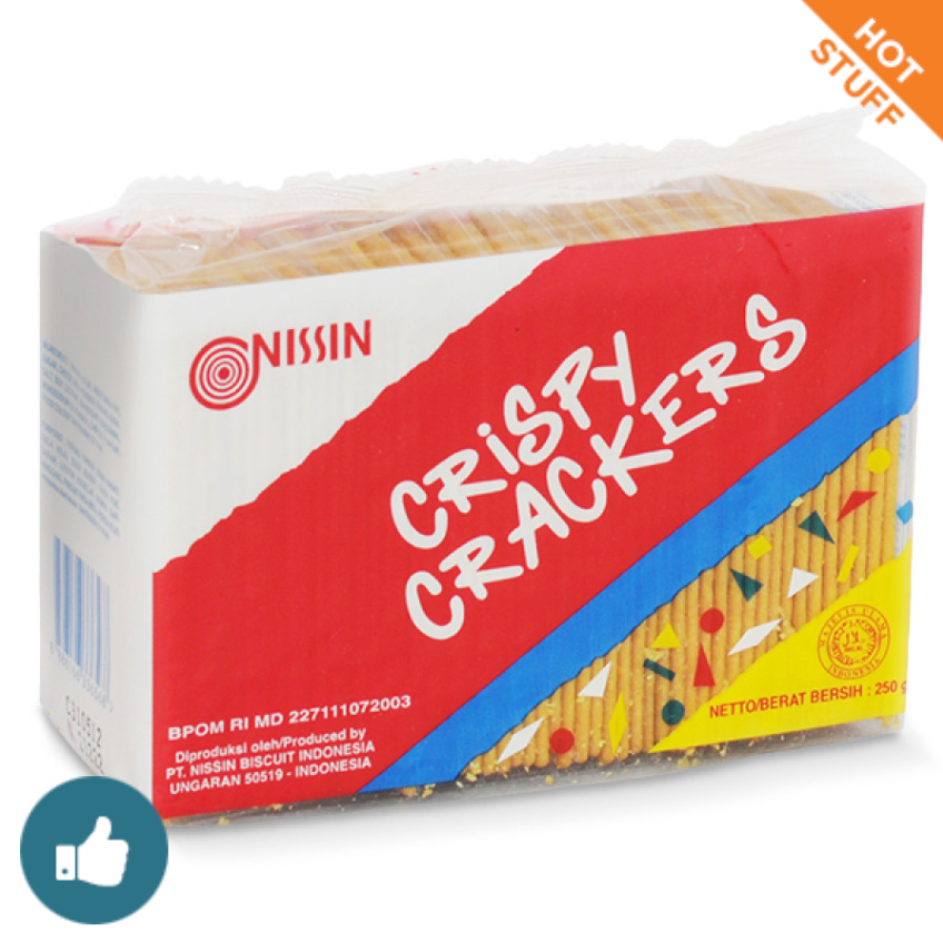 

Nissin Crispy Crackers 750 gr Nissin Crispy Crackers 250 gr