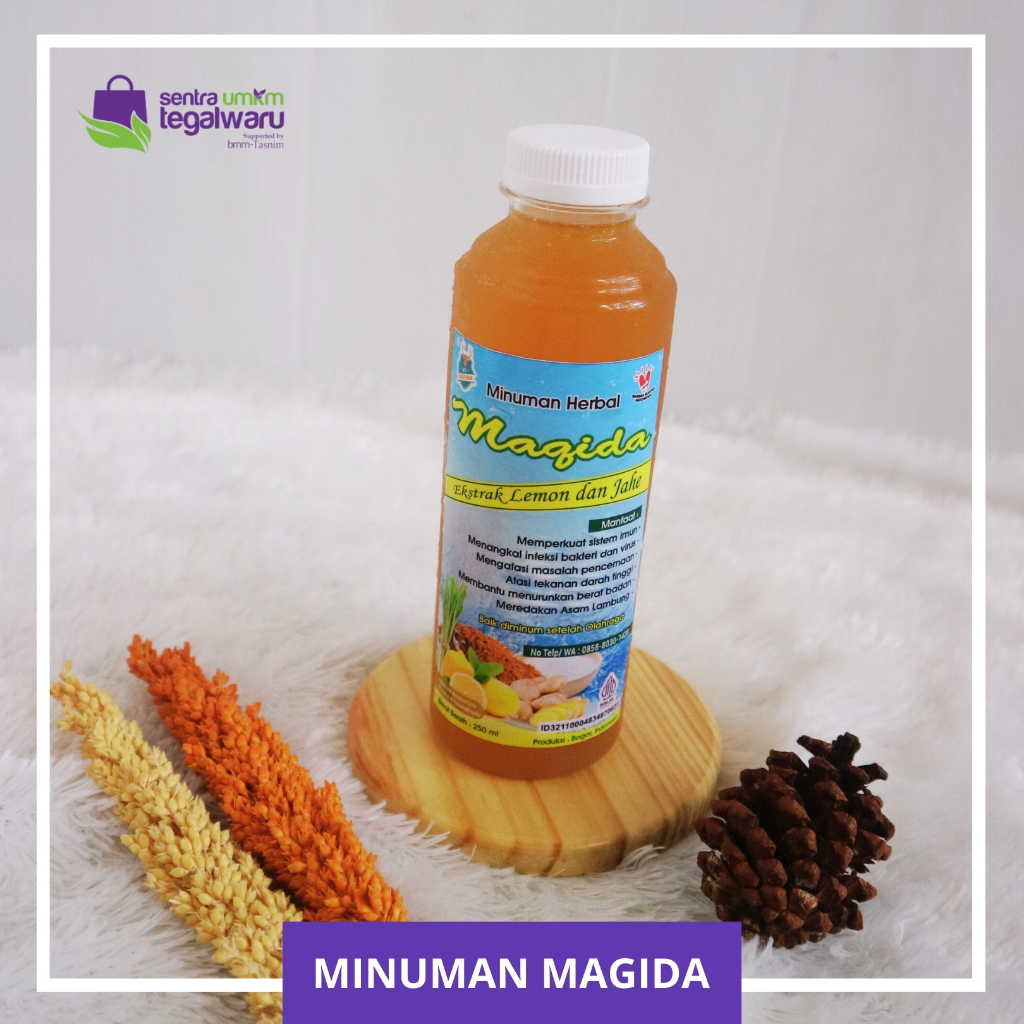 

MINUMAN MAGIDA HERBAL EKSTRAK LEMON DAN JAHE SEGAR 250ML