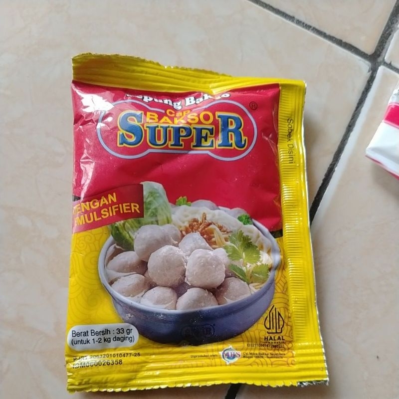 

Tepung bakso cap bakso super