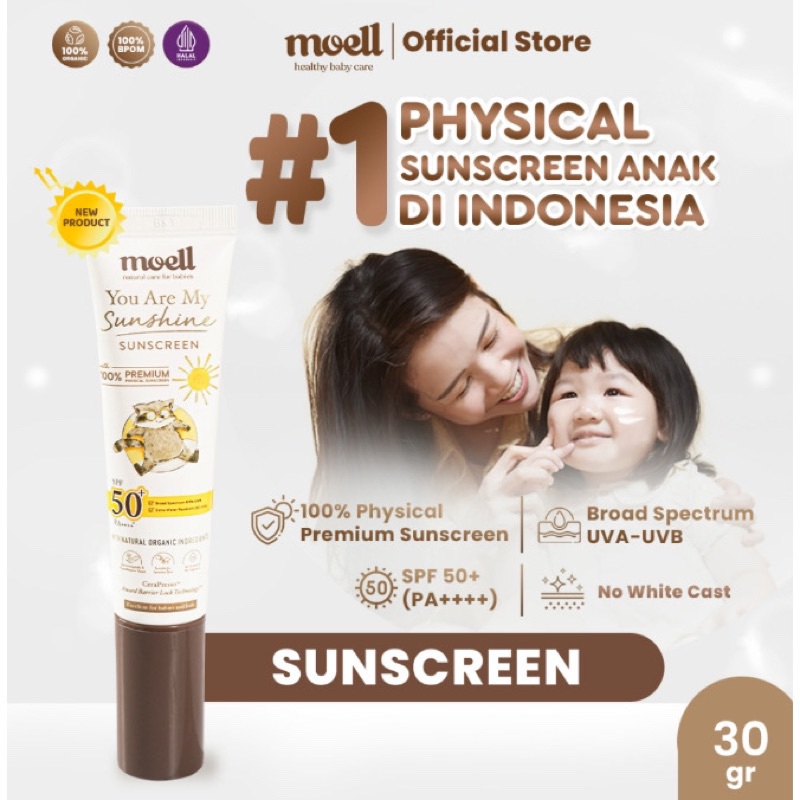 Moell Sunscreen || You Are My Sunshine Sunscreen Moell