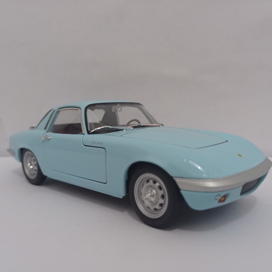 Diecast Lotus Elan 1965 Welly 1:24 Hot wheels Lotus Evija miniatur mobil Hw green speed mainan anak 