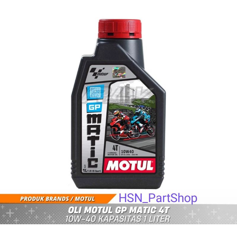 MOTUL GP MATIC 4T SAE- 10w-40 1Liter OLI MOTUL GP MATIC OLINYA MATIC NMAX AEROX ADV