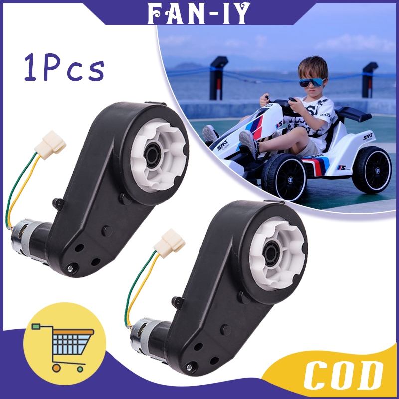 1 Pcs Gearbox Dinamo Mobil Aki 12 Volt / Gearbox Setir Mobil Aki / Gear Box Motor 550 Aki Anak / 160