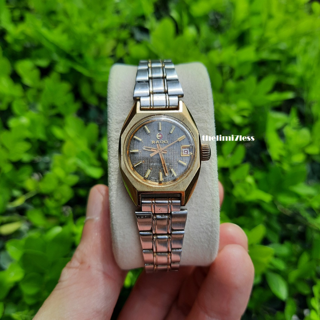 Jam tangan Rado Princess automatic linan dial sea horse water sealed swiss made