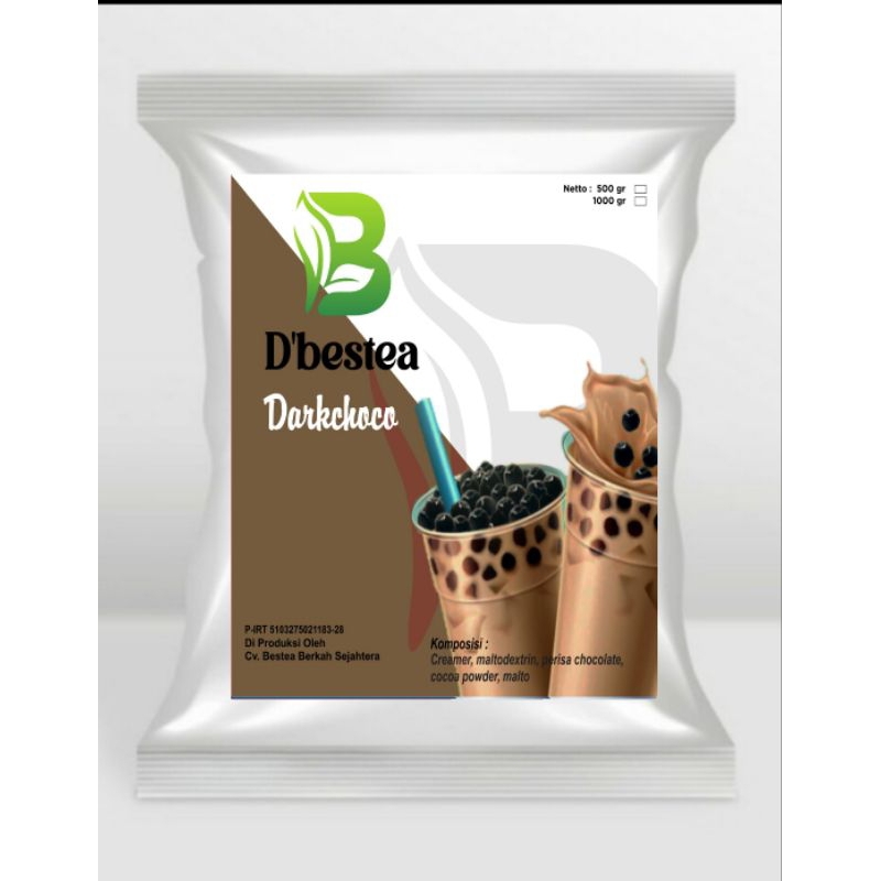 

Bubuk minuman rasa Dark choco 1kg
