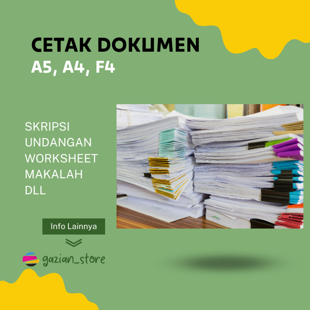 

JASA PRINT CETAK DOKUMEN ONLINE A5, A4, F4