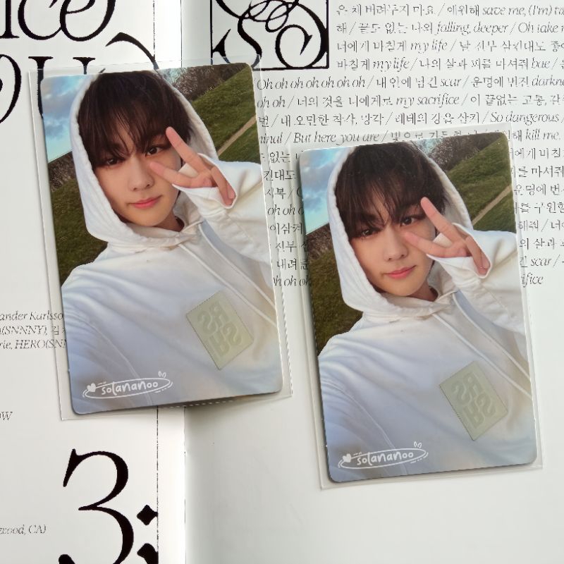 [BOOKED] Enhypen Jungwon Hoodie Dark Blood