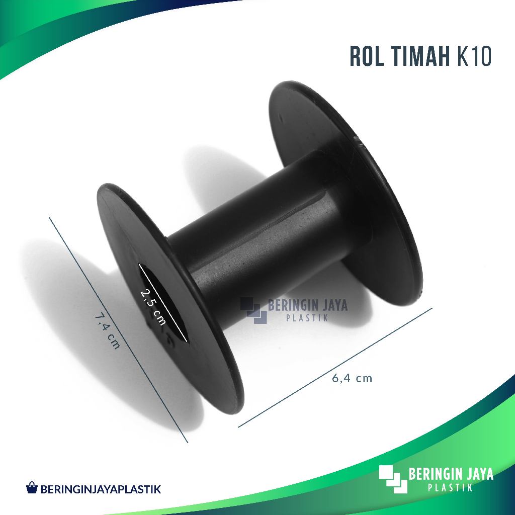 Bobin Rol Kawat K10 / Roll Timah / Tempat Gulungan Kabel / Klosan / Clos / Bobbin Plastik