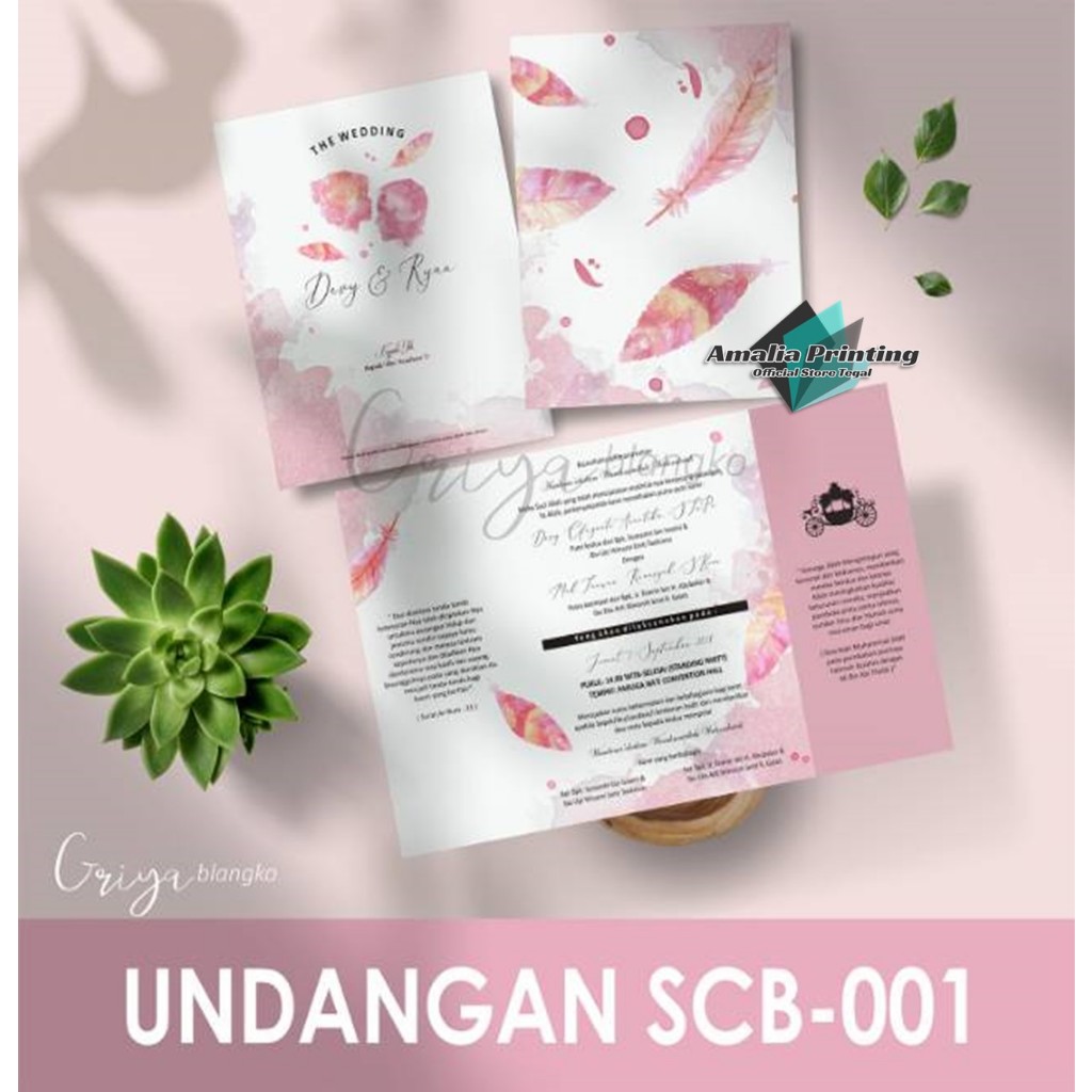 Undangan Pernikahan Simple, Elegan, Murah, Unik, Aesthetic, Rustic, Mewah – Undangan Seri Griya