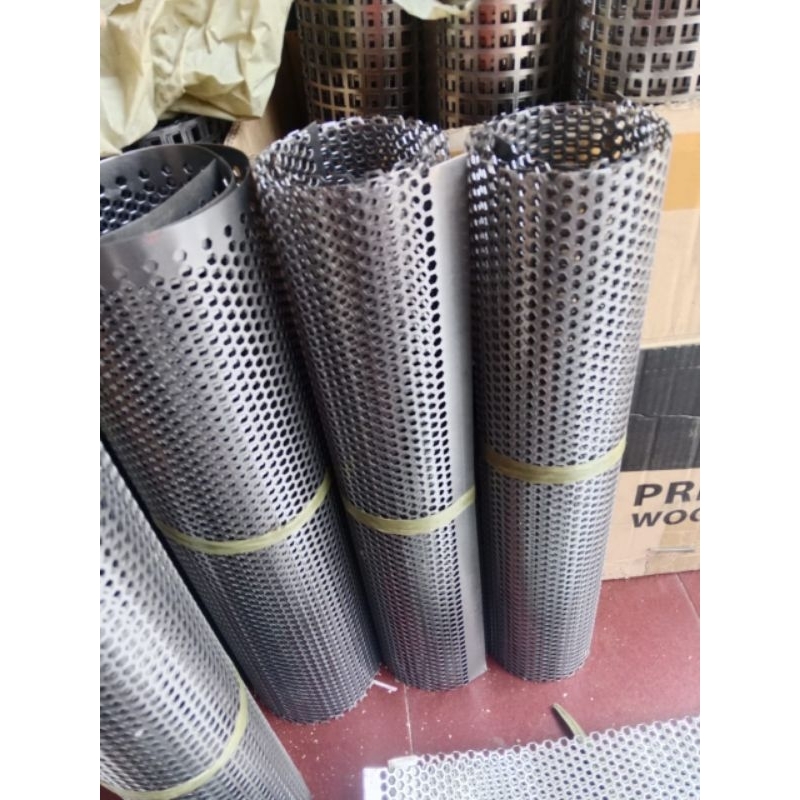 Ram grill box speaker model hexa  Hexagonal segi enam ukuran 50x100