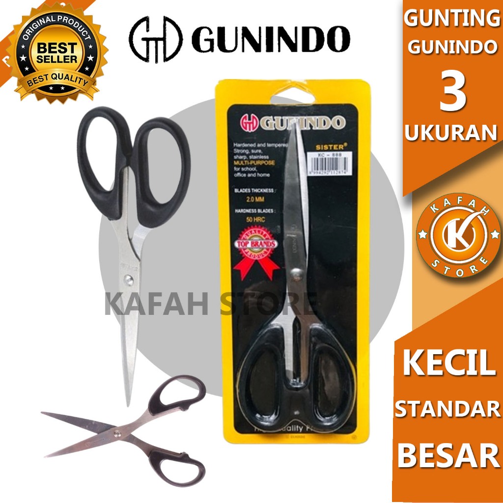 

GUNTING GUNINDO SISTER KA 838 UKURAN BESAR/KECIL/SEDANG KAFAH STORE