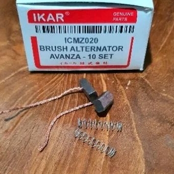 10set carbon brush cool alternator arang dinamo amper toyota AVANZA / ICMZ020