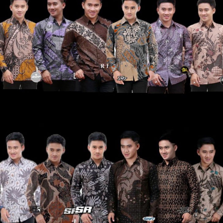 Ekstravaganza Online KEMEJA BATIK PRIA LENGAN PANJANG M L XL XXL