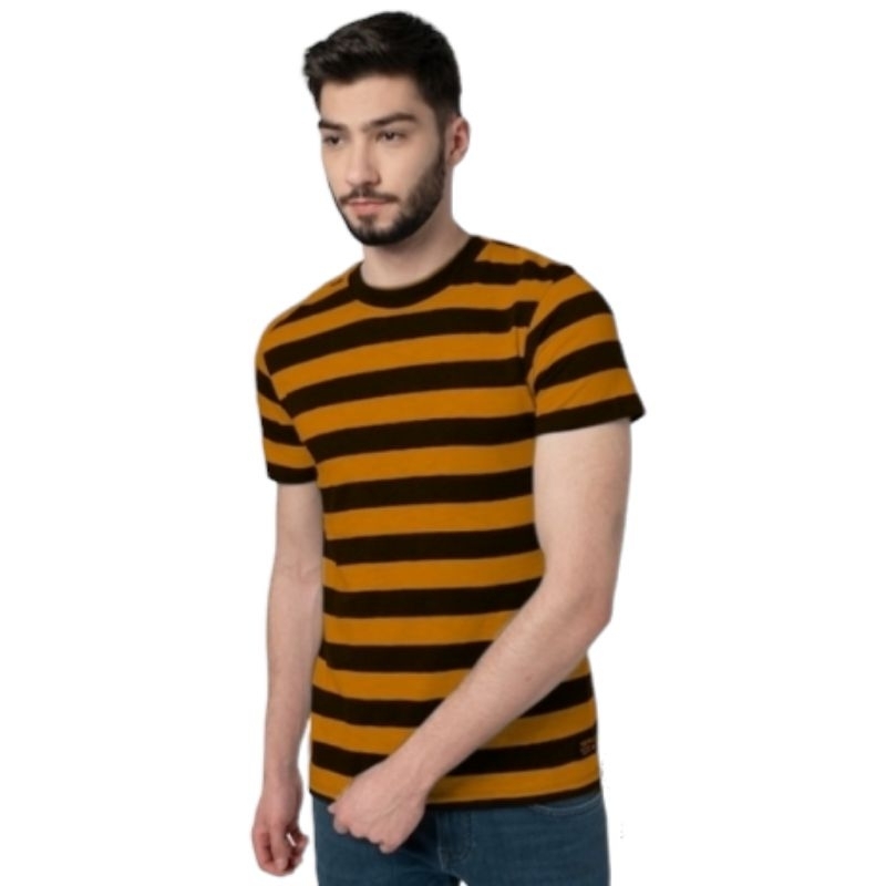 kaos salur garis garis stripe pria kaos salur garis samping baju kaos distro baju kaos terlaris