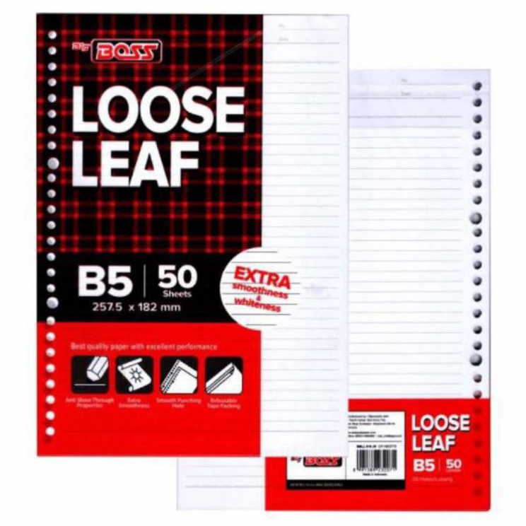 

Kirim Sekarang Loose Leaf B55 Bbos 1pak5lbr