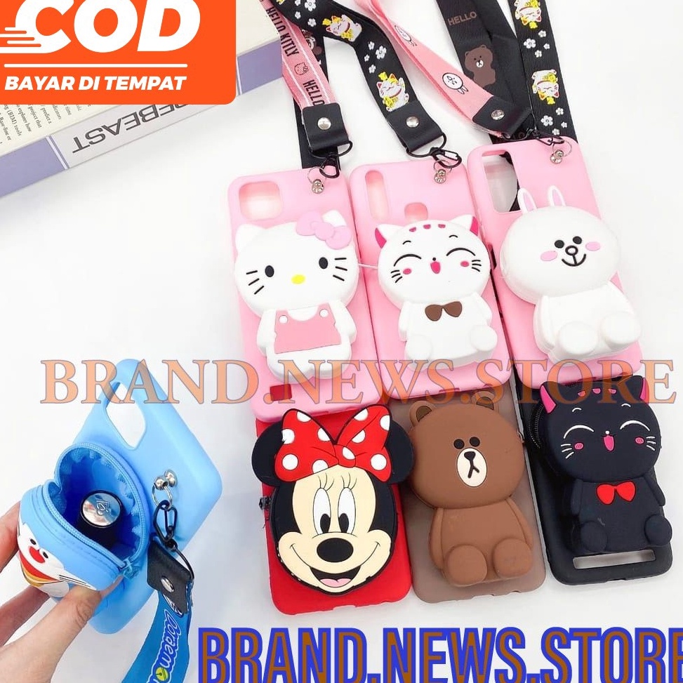 jP VIVO Y21A Y21T V2 SE Y21 221 Y21S Y15S Y1 Y53 Y71 Y83SOFT CASE KARAKTER DISNEY DOMPET KOIN  GANTU