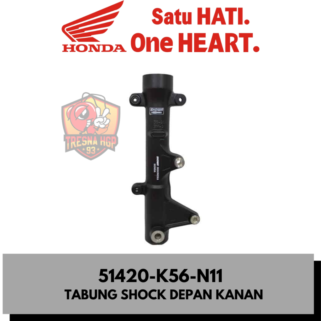 51420-K56-N11 TABUNG SHOCK DEPAN KANAN SUPRA GTR 150R ORIGINAL | CASE R FR BOTTOM 51420K56N11