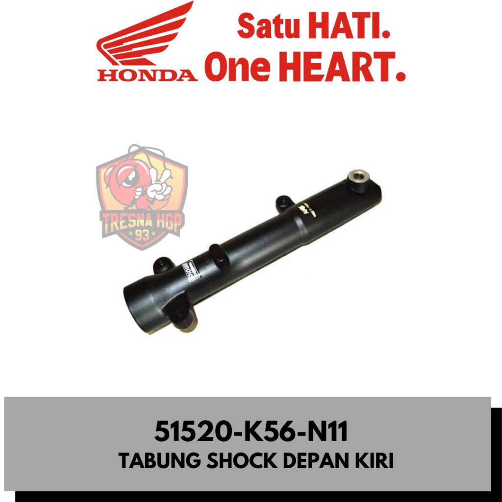 51520-K56-N11 TABUNG SHOCK DEPAN KIRI SUPRA GTR 150R ORIGINAL | CASE L FR BOTTOM 51520K56N11