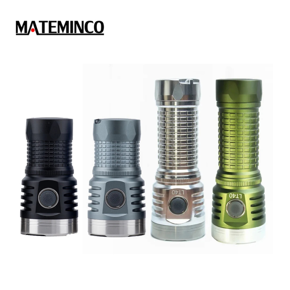 Senter Mateminco LT40 LED 12600Lumens 382 meter USB-C LED 21700 Flashlight