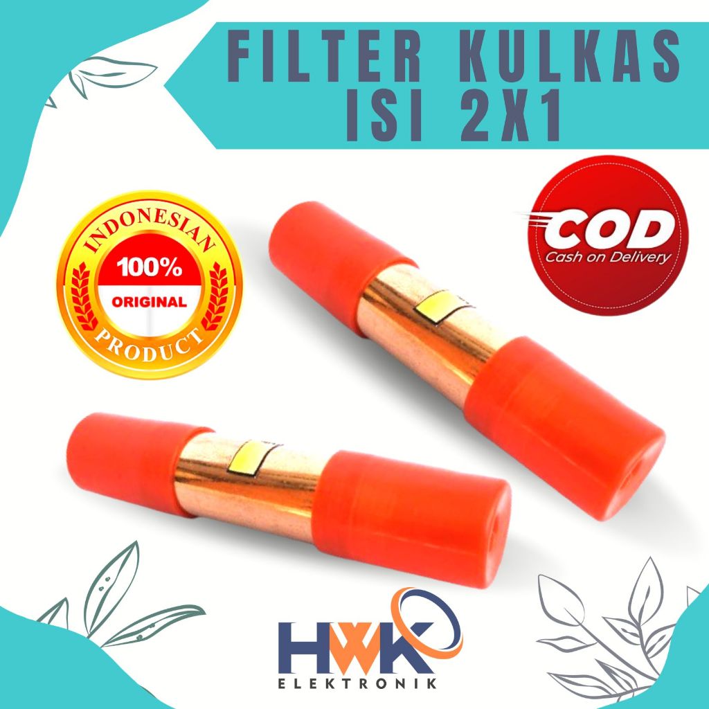 FILTER ISI KULKAS 1X2 PENDEK 12CM / FILTER ISI 1X2 KULKAS PENDEK