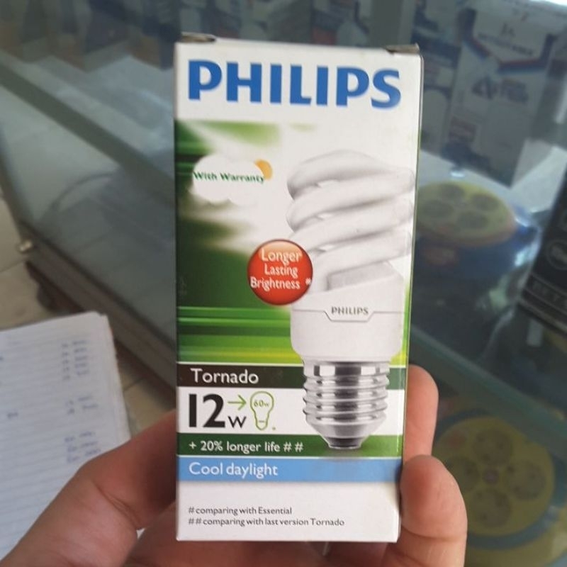 Bola Lampu Philips Tornado 12W