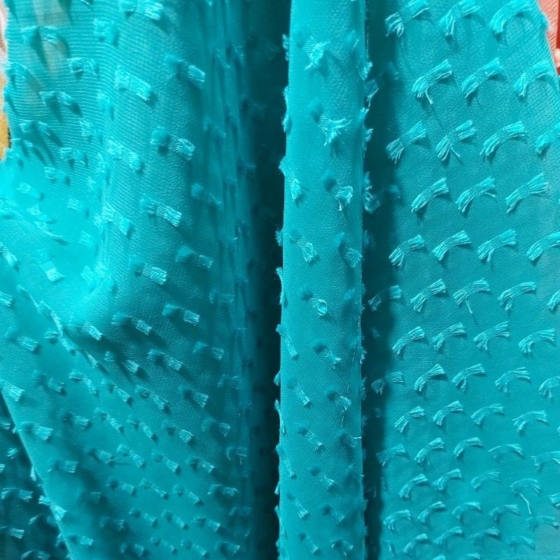 Kain sifon rubiah/bahan ceruty rubiah/bahan gamis dan outher harga 0.5 meter