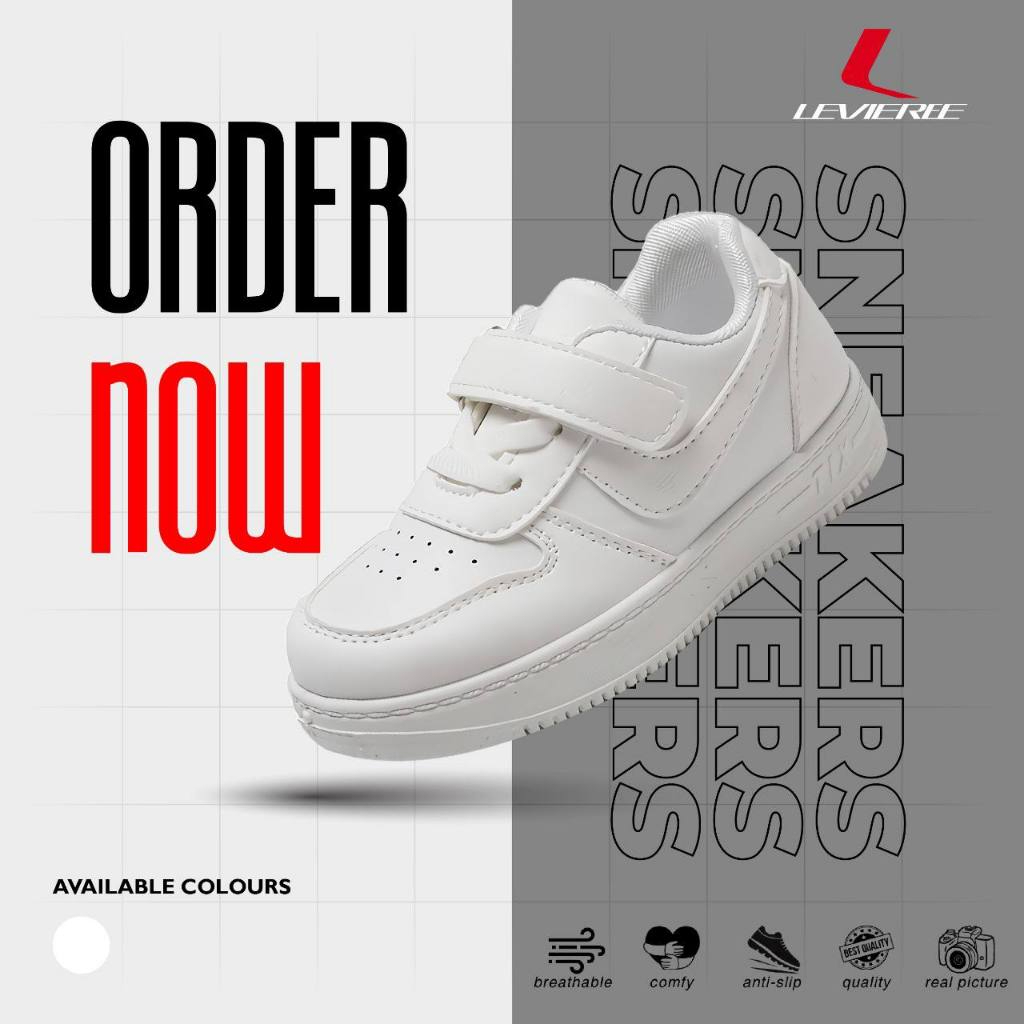 Sepatu Anak Perempuan - Sepatu Size Anak 21-35 - Sepatu Anak Sneakers Fashion LV0306 Terbaru