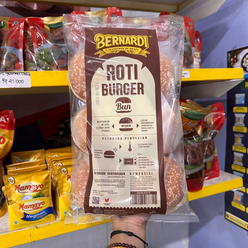 

Bernardi roti burger wijen isi 6