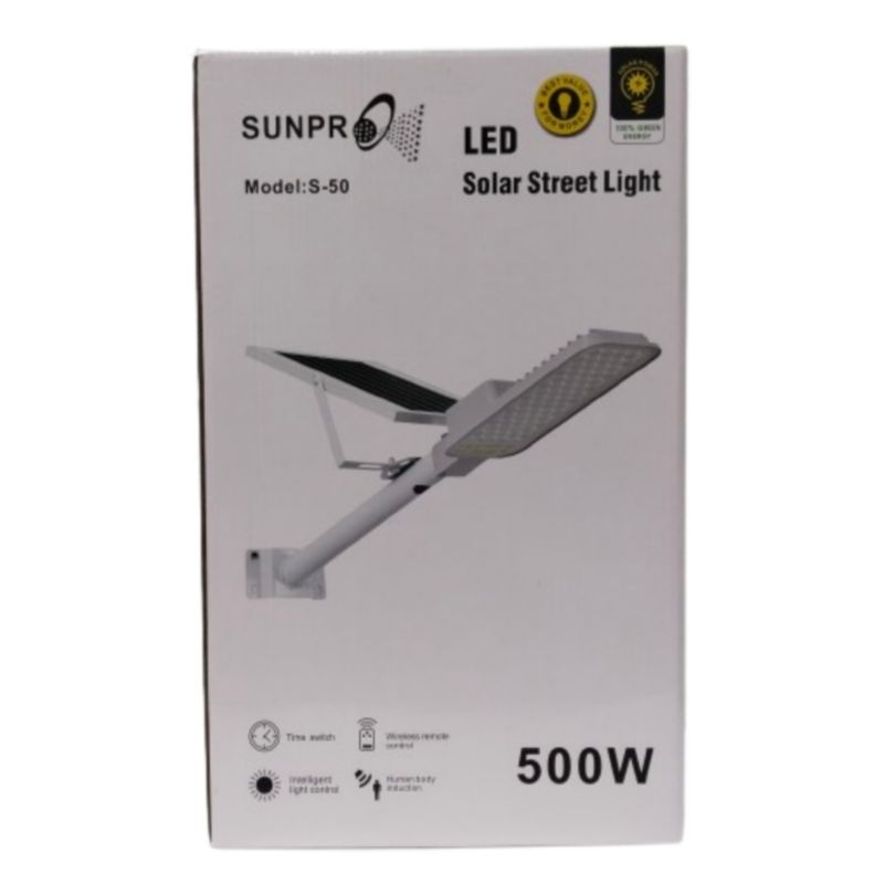 Lampu Jalan / LED Solar Street Light 500w SUNPRO S-50