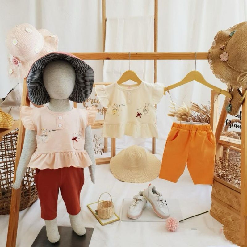 GI-DAE - SETELAN CELANA ANAK CEWEK IMPORT