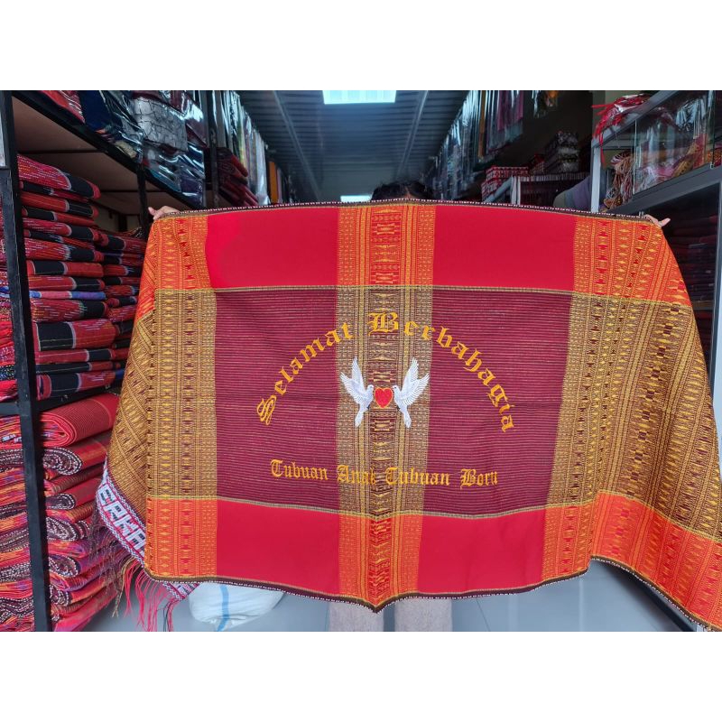 RAGIHOTANG. ULOS HELA. RH JUMBO. BORDIR TEMPAHAN