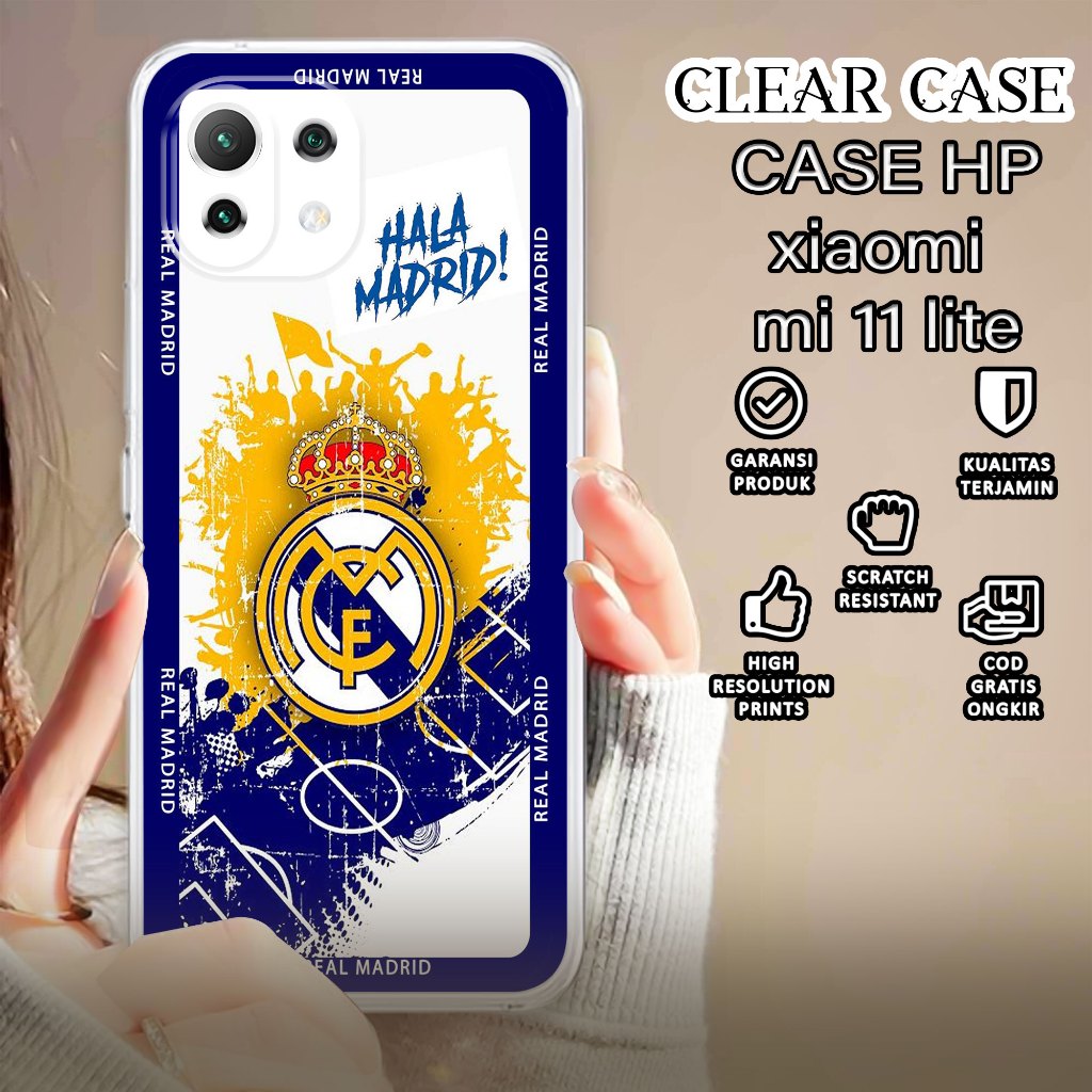 Case XIAOMI 11 LITE  Motif [BOLA] Terlaris Casing XIAOMI 11 LITE Terbaru CLEAR CASE Protected Camera
