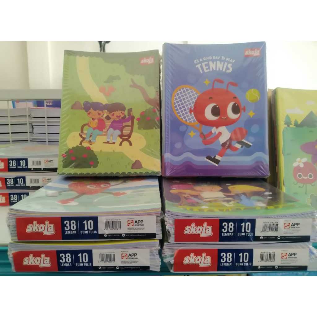 

Buku Tulis SKOLA Isi 38 Lembar (PCS / 1 Buku)