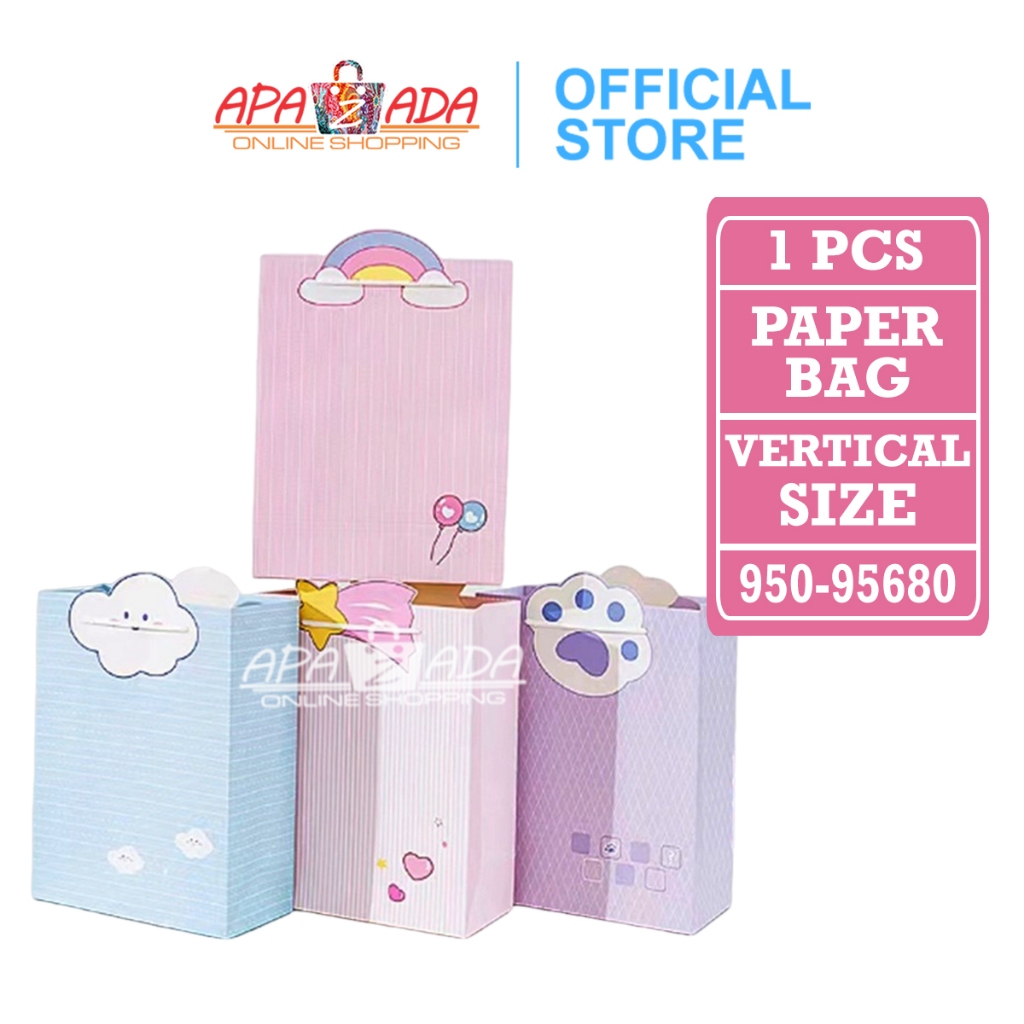 

Apazada Paperbag Vertical Size 32 x 25 x 11.5 Cm / Paper Bag Kado / Souvenir Packaging / Gift Bags SD950-95680