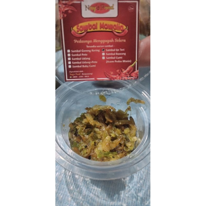 

sambel ijo teri