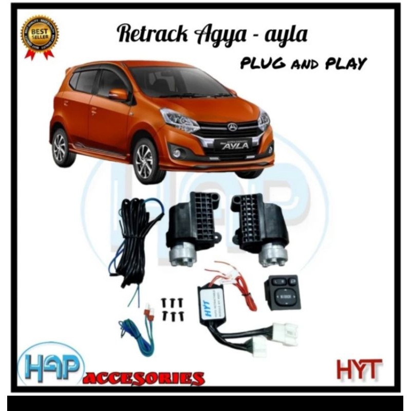 retrack spion  Agya ayla lama - lipat spion otomatis Agya ayla