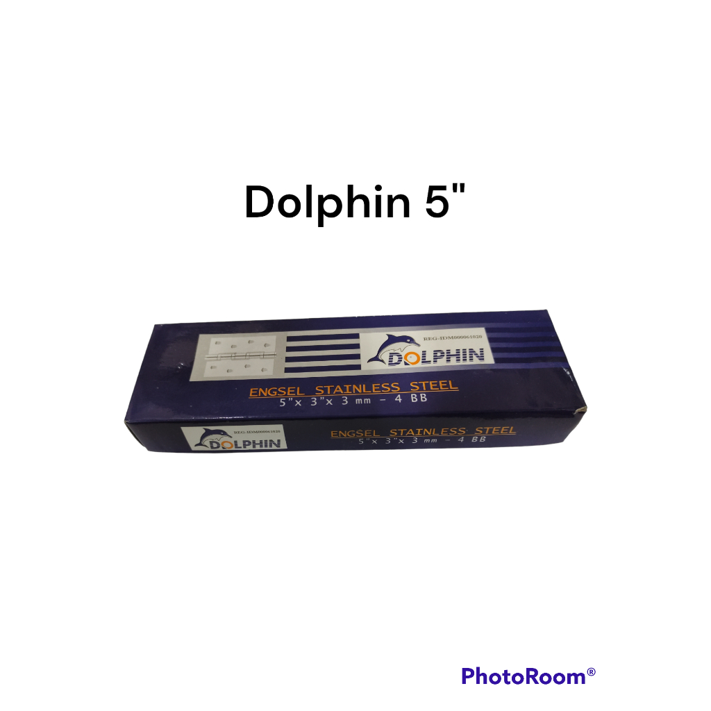 Engsel Jendela 5" stainless steel merk Dolphin