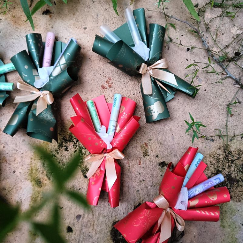 

[12PCS] MINI BUKET ANGPAU LEBARAN / ANGPAO KEKINIAN UNIK TAHUN BARU NATAL