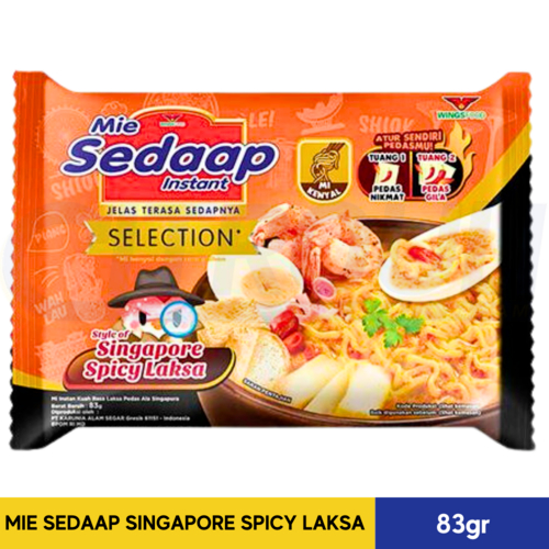 

MIE SEDAAP SINGAPORE SPICY LAKSA 83gr