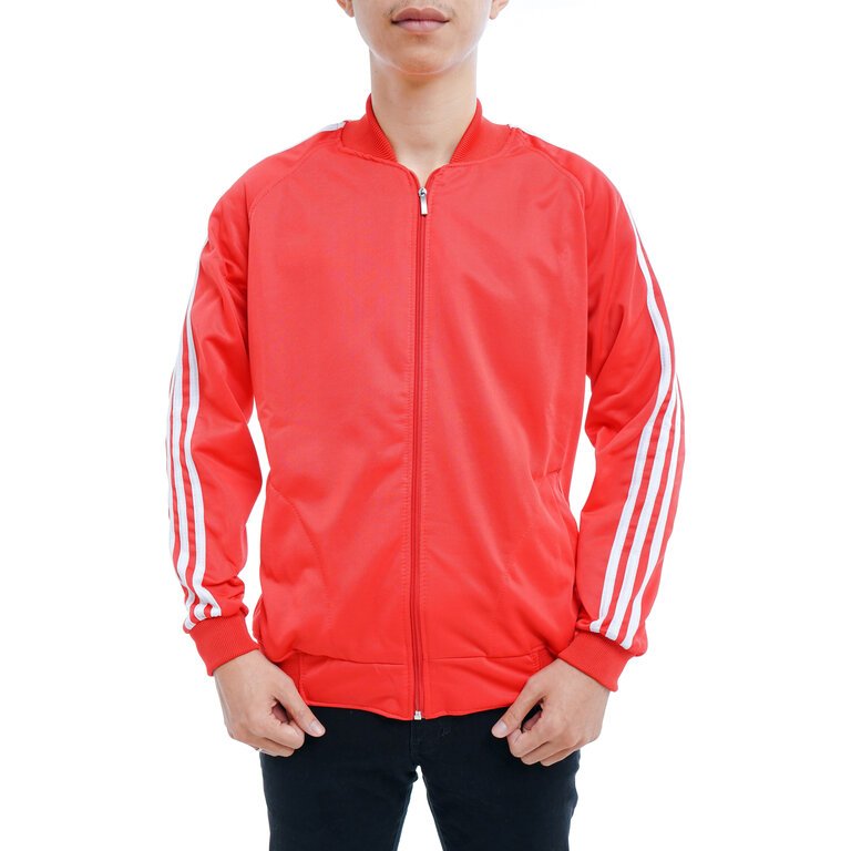 Promo COD Jaket Adidas Tracktop Pria Wanita Merah
